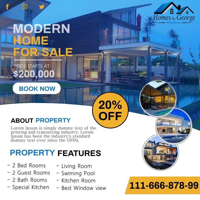 Iklan Properti Merek Desain Brosur Properti Iklan Png Pngwing