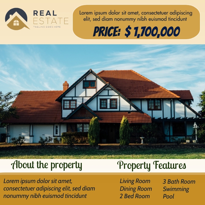 Copy of Property sale ad flyer template | PosterMyWall