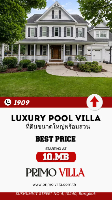 Property sale and purchasing real estate banner villa homes História do Instagram template