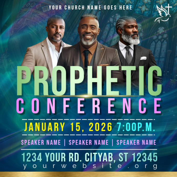 Copy of Prophetic Conference | PosterMyWall