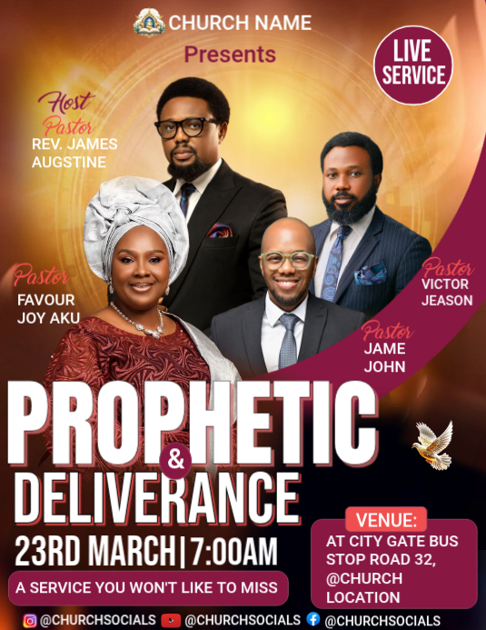 Church Event Flyers Template | PosterMyWall