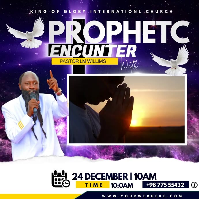 Prophetic Template PosterMyWall