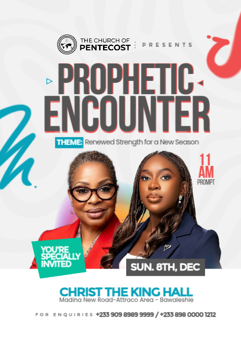 Prophetic Encounter Event A4 Template | PosterMyWall