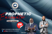 PROPHETIC ENCOUNTER Poster template