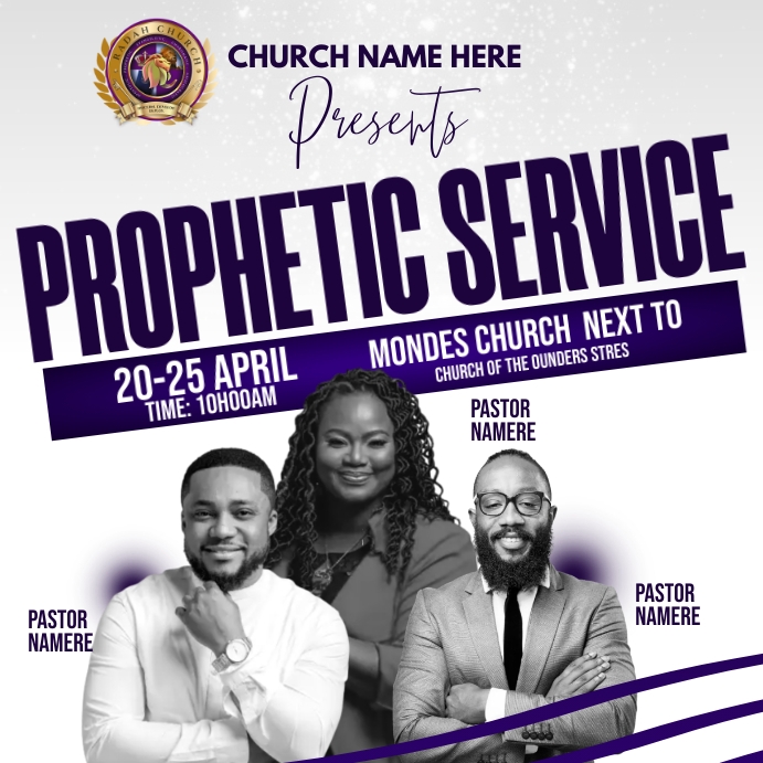 Copy of prophetic encounter | PosterMyWall