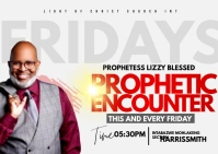 Prophetic encounter Postcard template