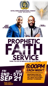 Prophetic encounter Historia de Instagram template