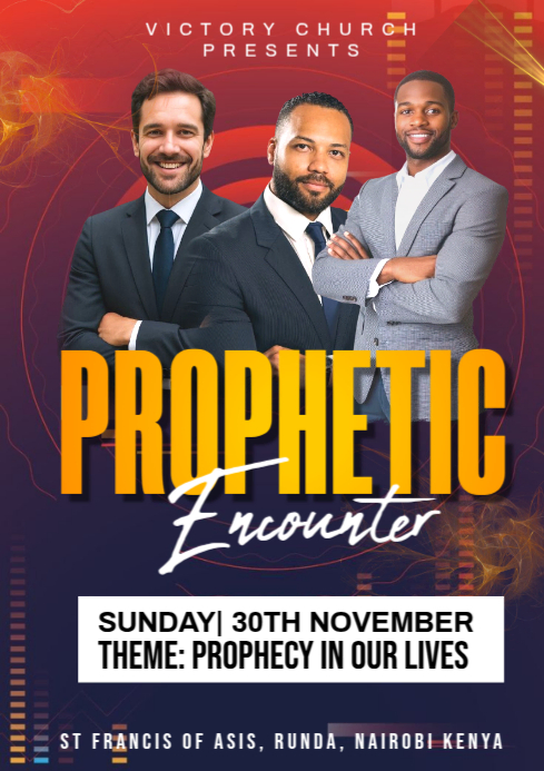 Prophetic Encounter Event A4 Template | PosterMyWall