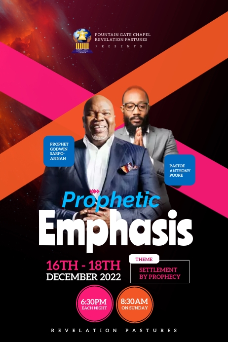 Prophetic Flyer Template PosterMyWall prophetic-flyer-template-postermywall
