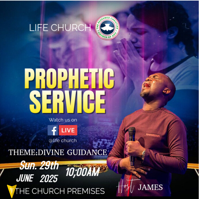 Copy of PROPHETIC SERVICE | PosterMyWall