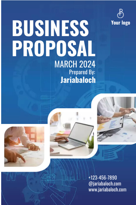 Project Proposal Poster Example Proposal Template | PosterMyWall