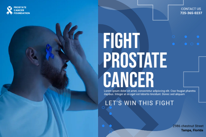 Modèle Prostate Cancer Awareness | PosterMyWall