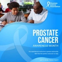 Prostate Cancer Awareness Instagram Post template