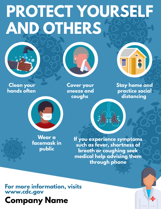 Copy of protect yourself and others | PosterMyWall