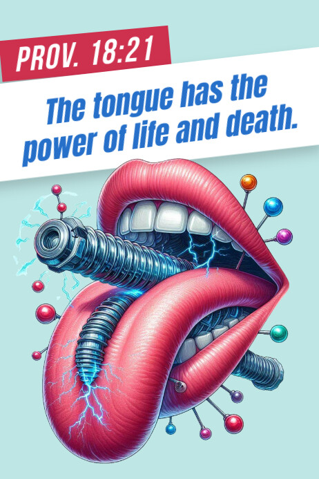 Proverb 18:21 Template | PosterMyWall