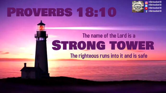 PROVERBS 18:10 Template | PosterMyWall