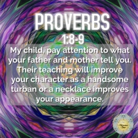 Proverbs Template | PosterMyWall