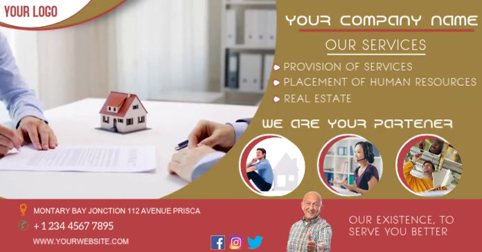 Business Services Promotion Modelo | PosterMyWall