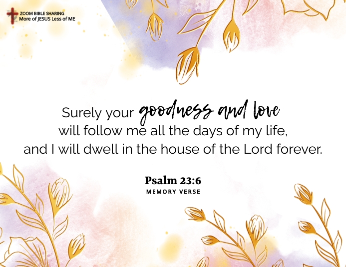 PSALM 23:6 ใบปลิว (US Letter) template