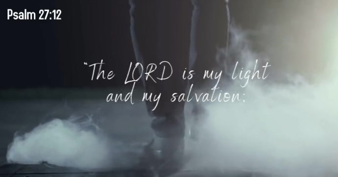 Psalm 27:12 bible quote verse facebook video Obraz udostępniany na Facebooku template