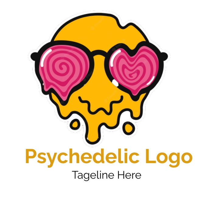 psychedelic logo Template PosterMyWall