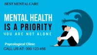 Psychological clinic,mental health Blog Header template