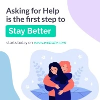 psychology and mental health advertisement in Pos Instagram template