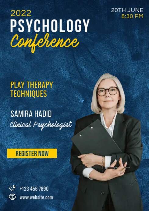 Psychology Conference A4 template