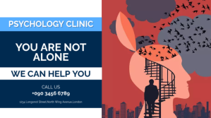 psychology therapy banner Presentation (16:9) template