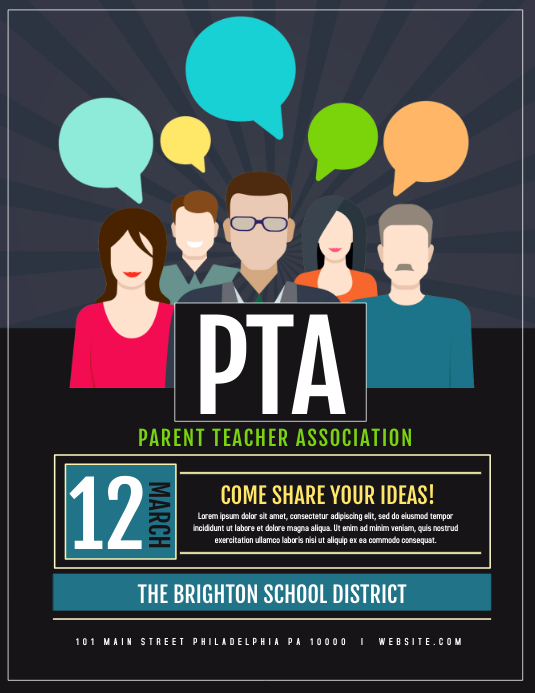 Pta Design PTA Template | PosterMyWall