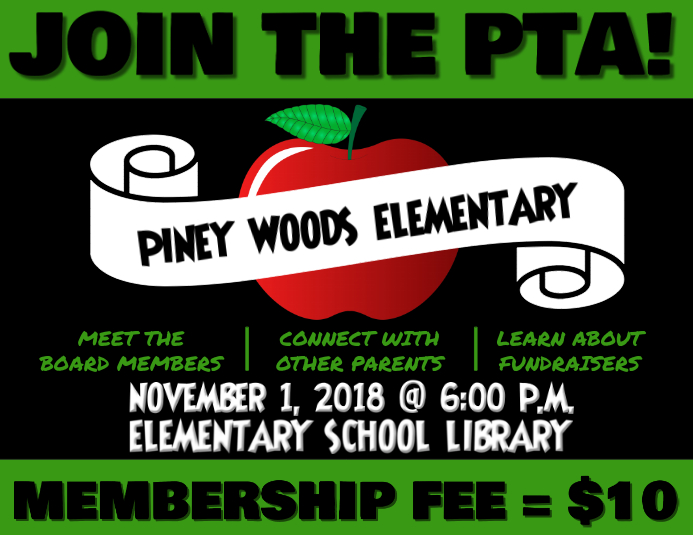 PTA Flyer Pamflet (Letter AS) template