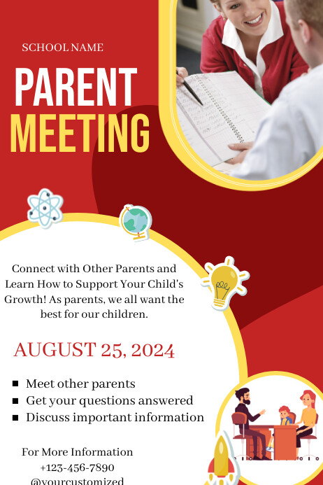 Pta Meeting Template PosterMyWall Pta Meeting Template PosterMyWall