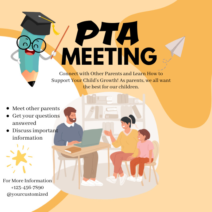 Pta Meeting Template PosterMyWall