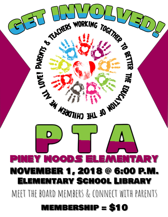 PTA Meeting Flyer template