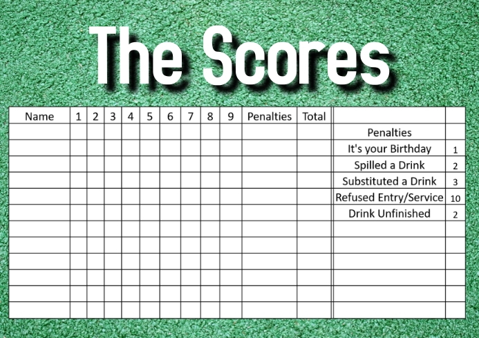 Pub Golf Template PosterMyWall Pub Golf Template PosterMyWall