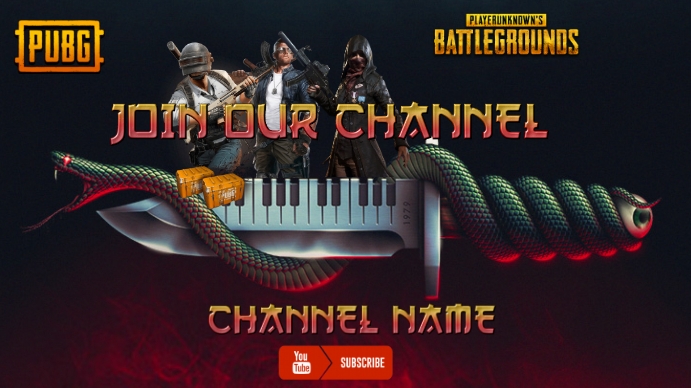 PUBG VIPER YOUTUBE COVER template