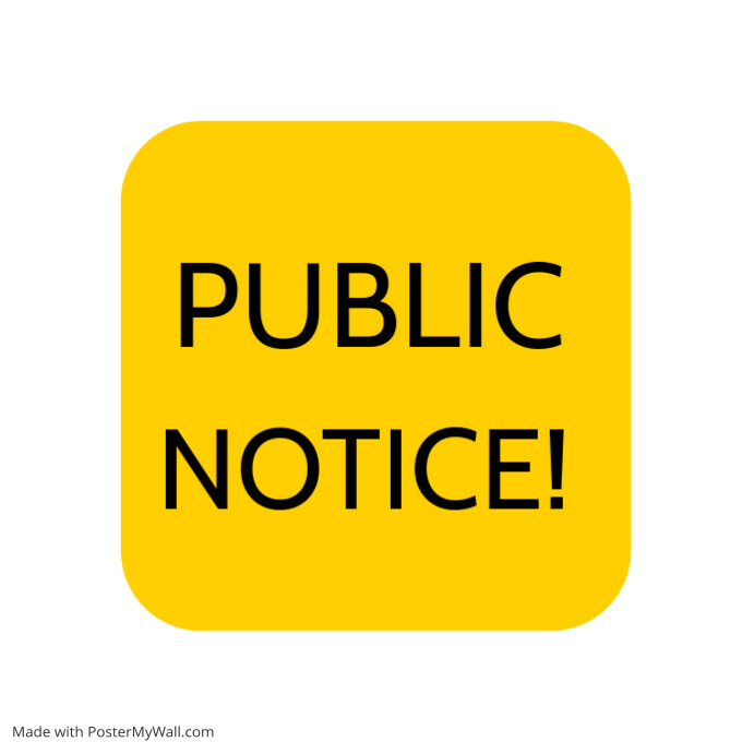public notice design template | PosterMyWall