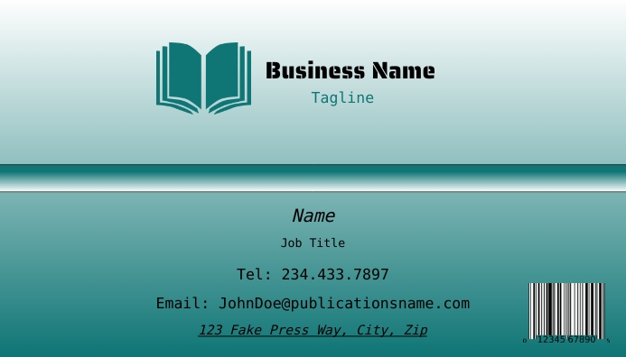 Publisher Business Card Template | PosterMyWall
