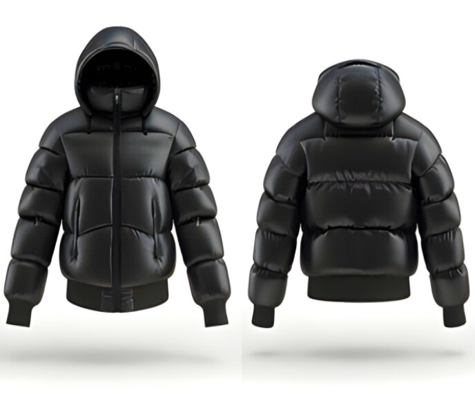 Puff Jacket Sample Puffer jacket mockup template | PosterMyWall