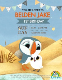 Puffin Rock Template | PosterMyWall