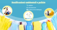 Pulizie e sanificazioni ambientali Imagem partilhada do Facebook template
