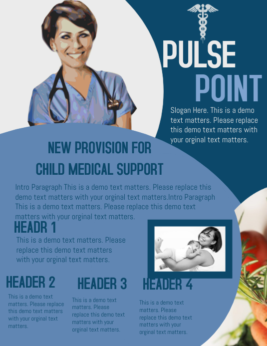 Pulse Point Newsletter Template | PosterMyWall