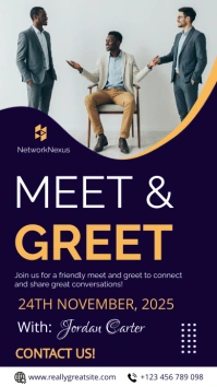 PuMeet And Greet Instagram Story template