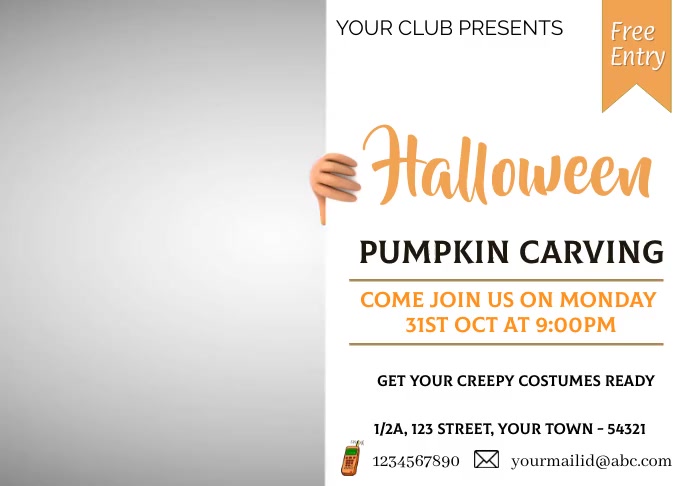 pumpkin carving 2 Template | PosterMyWall Pumpkin carving 2 Template | PosterMyWall