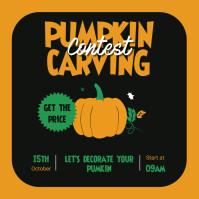 Pumpkin Carving Contest Template PosterMyWall