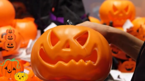 Red Pumpkin Carving Contest ตัวอย่างภาพบน YouTube Template