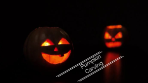 Black Pumpkin Carving ตัวอย่างภาพบน YouTube Template