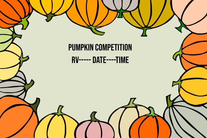 Pumpkin Competition Template PosterMyWall