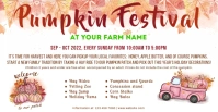 Pumpkin Festival free template Facebook-evenementomslag