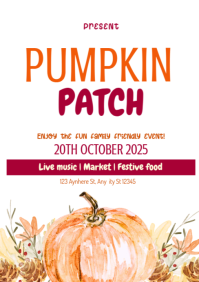 Pumpkin patch A5 template